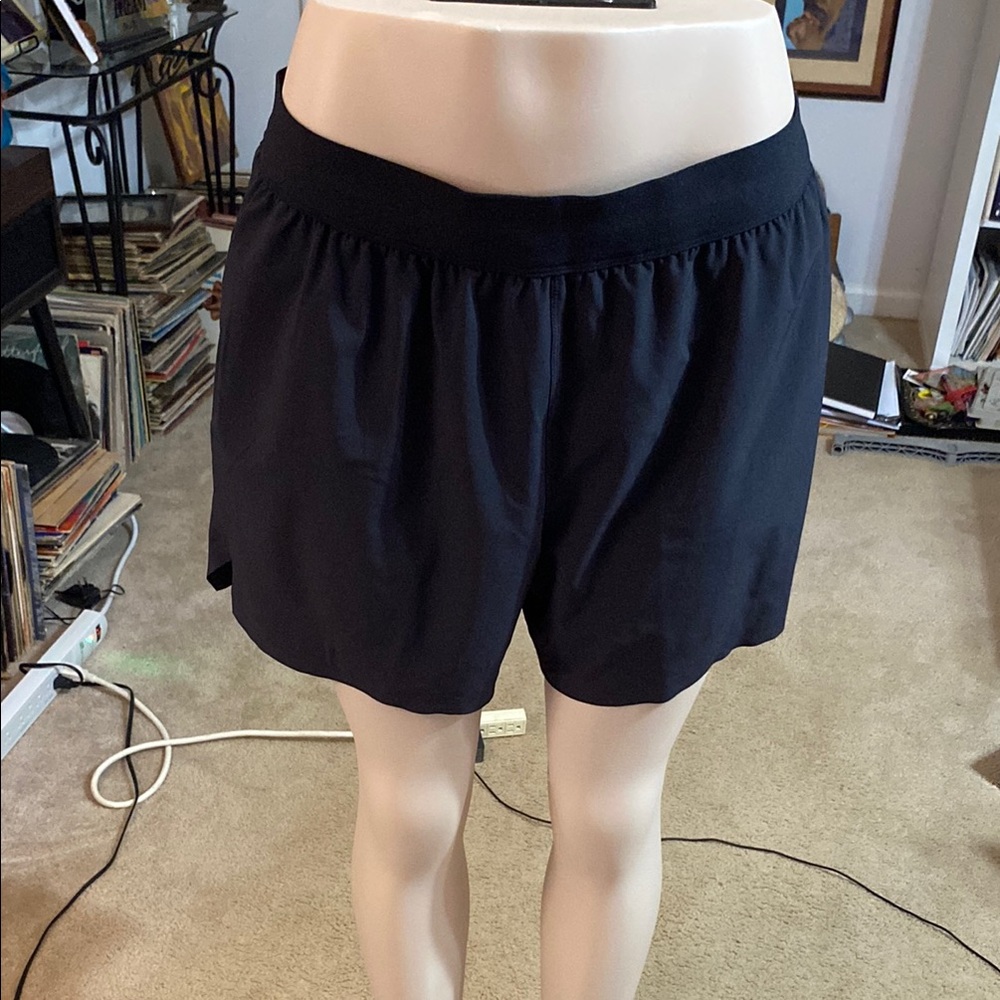 All in Motion Black Men’s Athletic Shorts Relaxed Fit